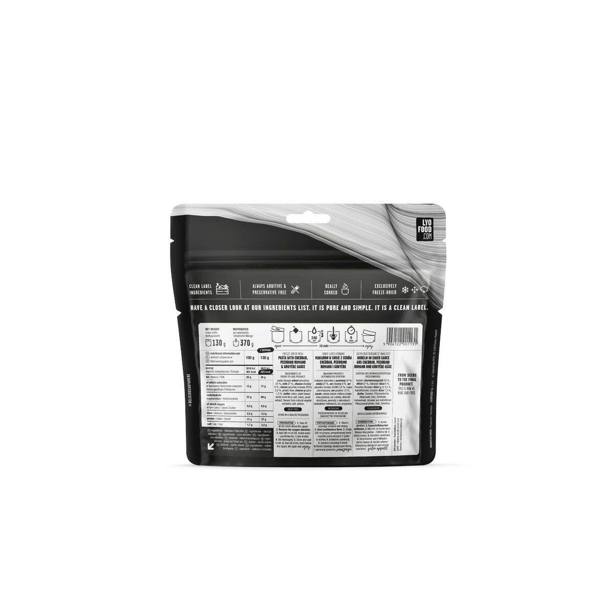 Mâncare liofilizată (221) Mac & Cheese 130g