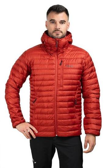 Giacca piumino uomo Rab Microlight Alpine rosso S