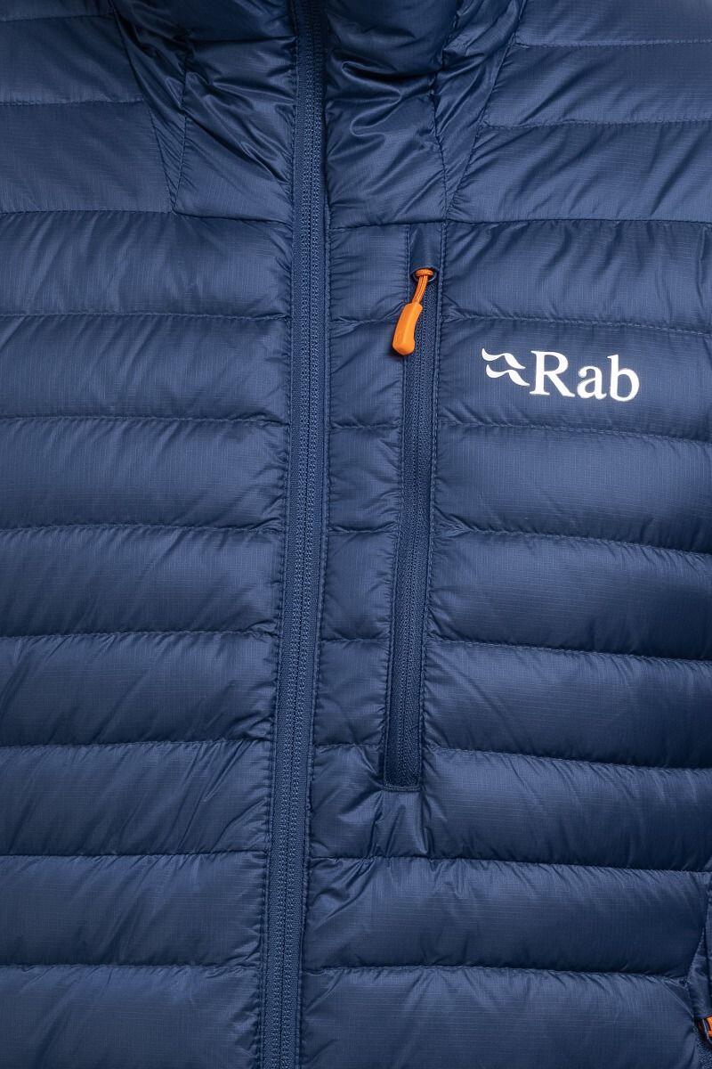Giacca piumino uomo Rab Microlight Alpine blu scuro/arancione S 6/6