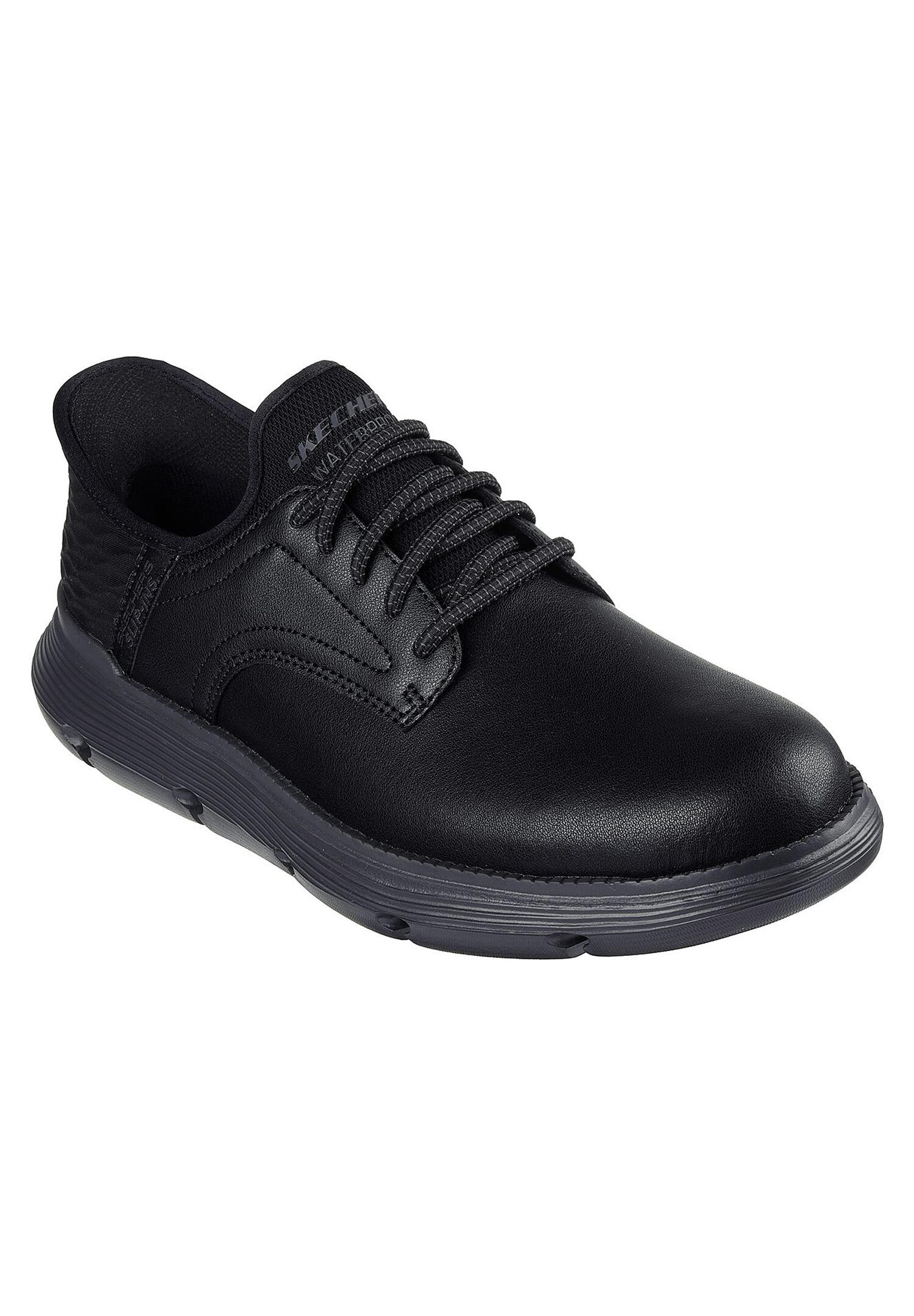 Skechers GARZA - CARLYN Herren Sneakers Slip-ins Waterproof 205278 BBK schwarz 1/4