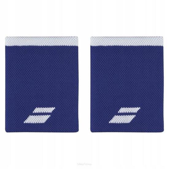 Frotki tenisowe Babolat Logo Jumbo 10 cm niebiesko-białe