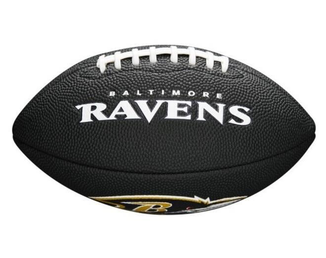 WILSON Wilson F1533XB Edizione Nera NFL Mini Soft Touch Team Ravens