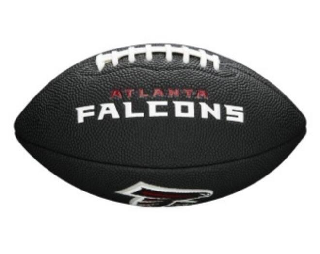 WILSON Wilson F1533XB Zwarte Editie NFL Mini Zachte Touc Team Falcons