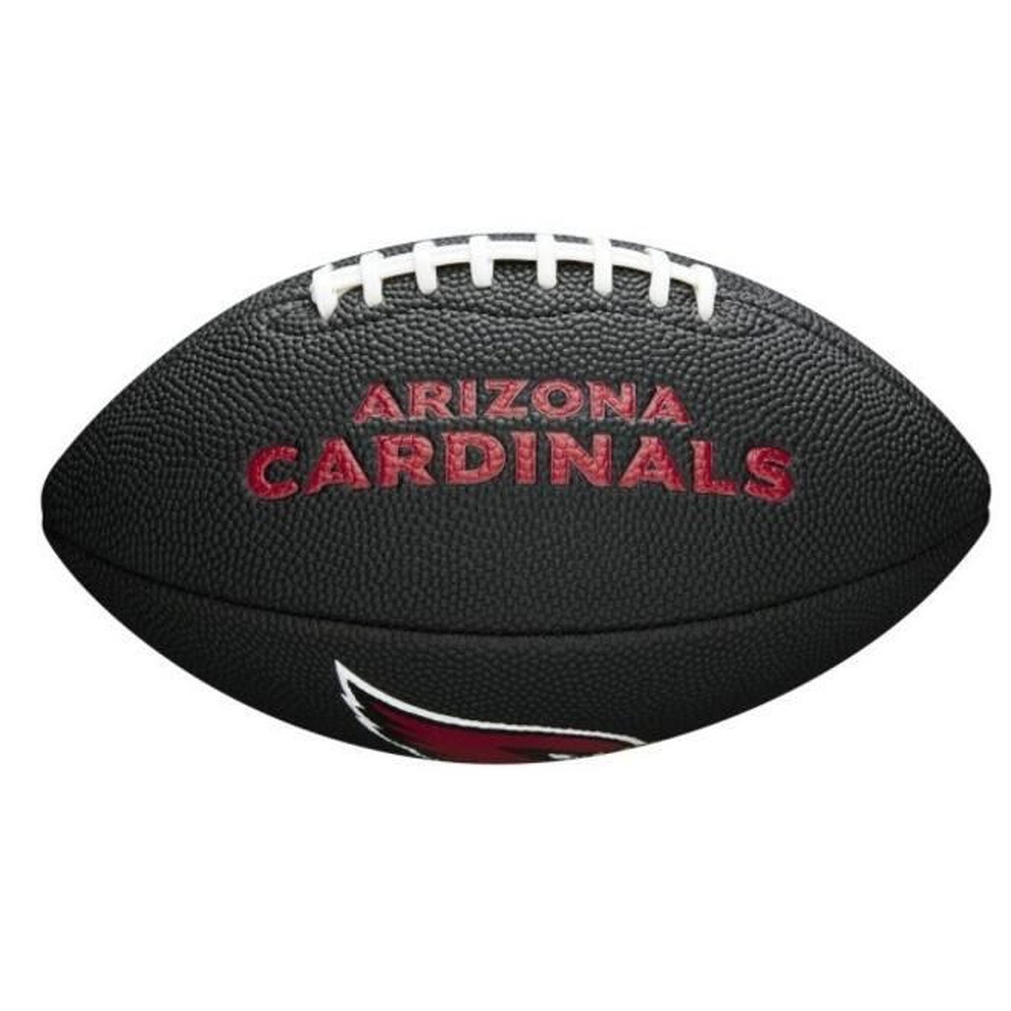 Wilson - Wilson F1533xb Black Edition Nfl Mini Soft To Team Cardinals - Ballon De Foot Américain - Blanc|rouge - Mini - Decathlon