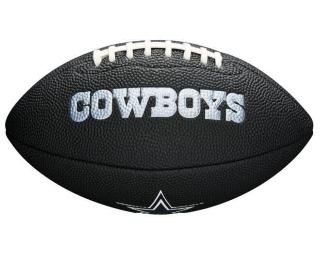 Wilson F1533XB Zwarte Editie NFL Mini Zachte Touc Team Cowboys 1/2