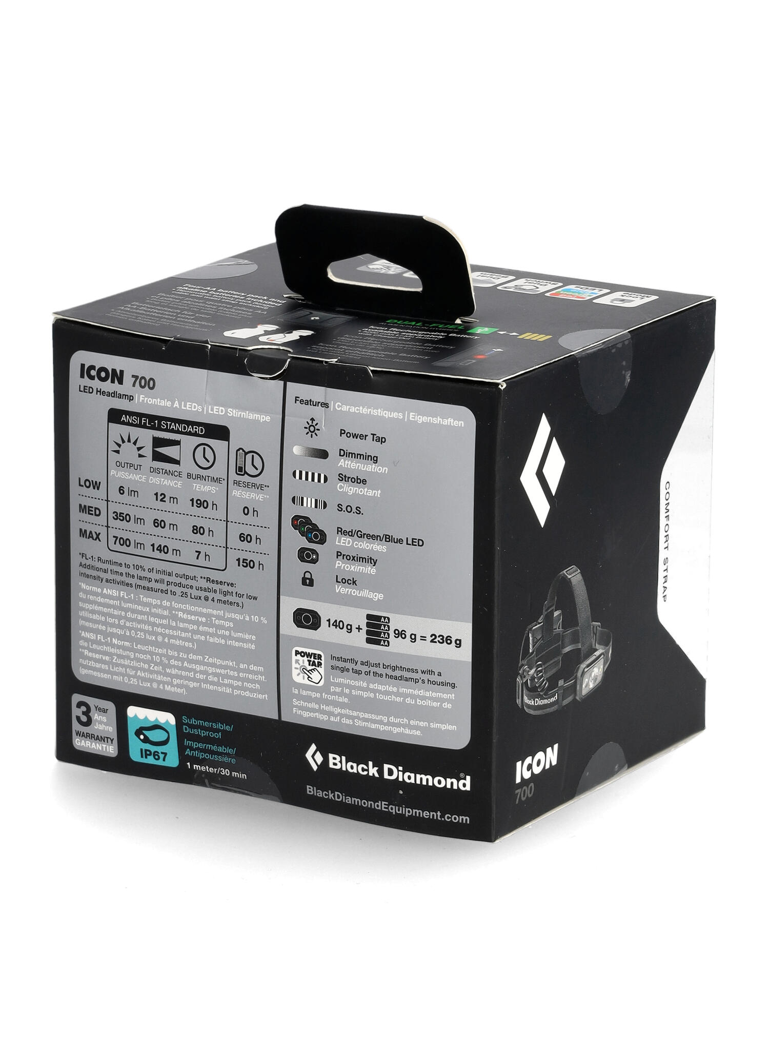 Black Diamond Icon 700-koplamp 5/5