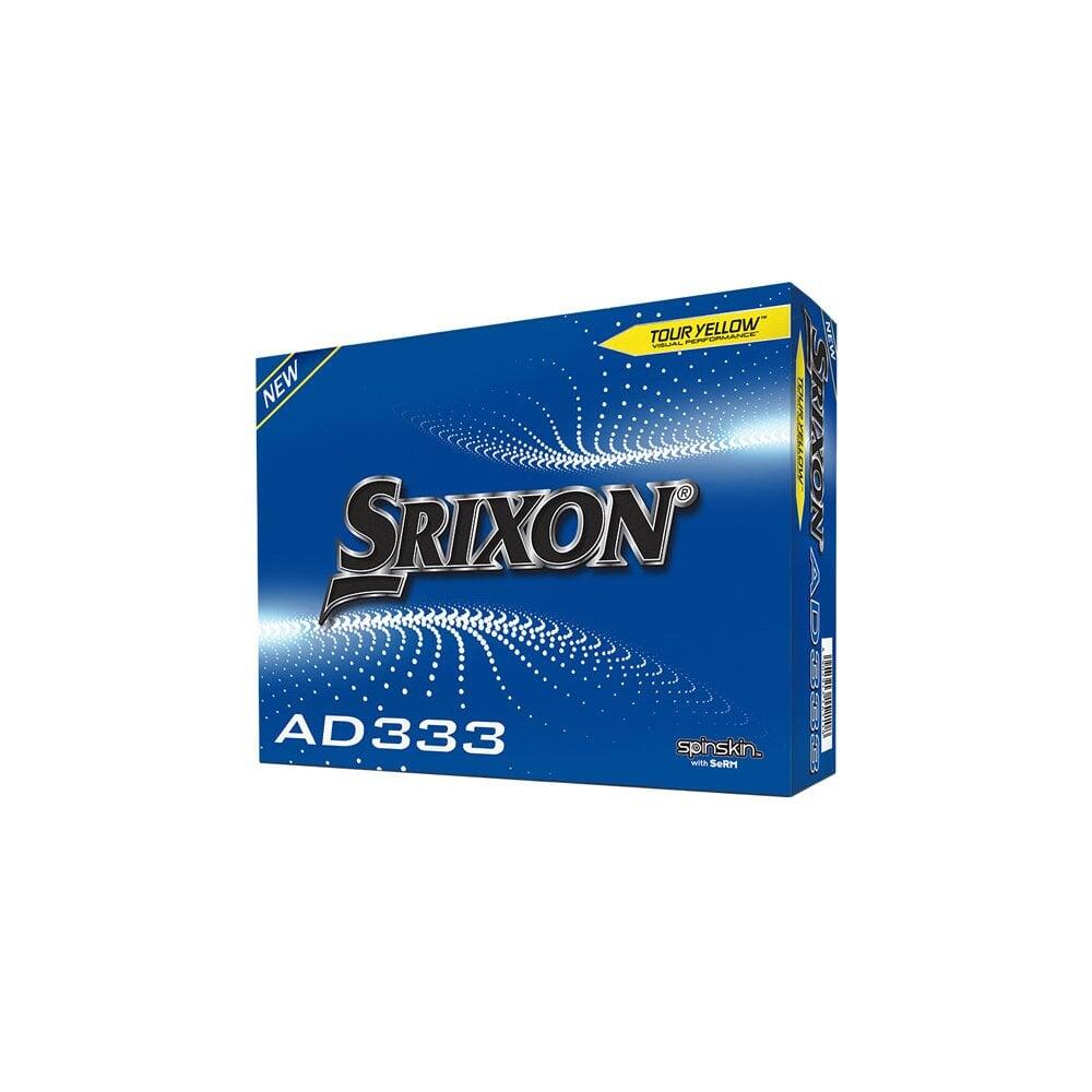 SRIXON Srixon Ad333 palline da golf gialle x12