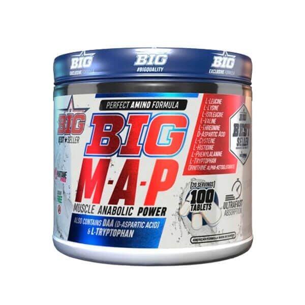 Big - Map Muscle Anabolic Power - 100 Tablets De Big - Bcaa - Taille Unique - Decathlon
