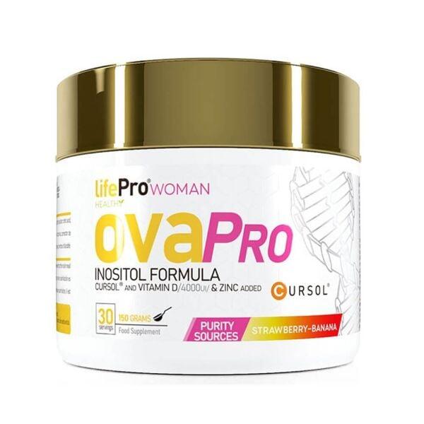LIFE PRO NUTRITION OvaPro Inositol Formule - 150g Aardbei Banaan LifePRO