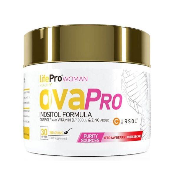 LIFE PRO NUTRITION OvaPro Inositol Formule - 150g Aardbeien Cheesecake LifePRO