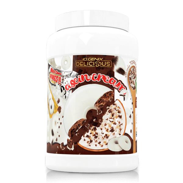 IO.GENIX Casein cream - 900g Chocolate branco com Choco Rings da IO.Genix