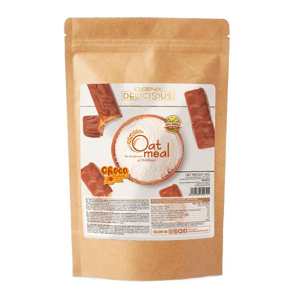 IO.GENIX Oat meal - 1 kg Chocolate com creme de Amendoím da IO.Genix