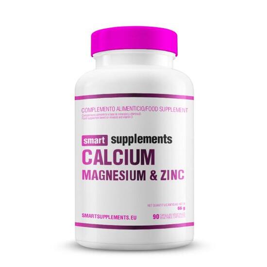 Kalzium, Magnesium und Zink - 90 Gemüsekapseln Smart Supplements