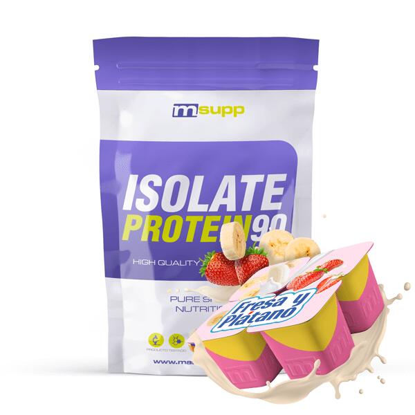 MMSUPPLEMENTS Isoleer 90 CFM - 500 g Aardbeienbanaan MM Supplements