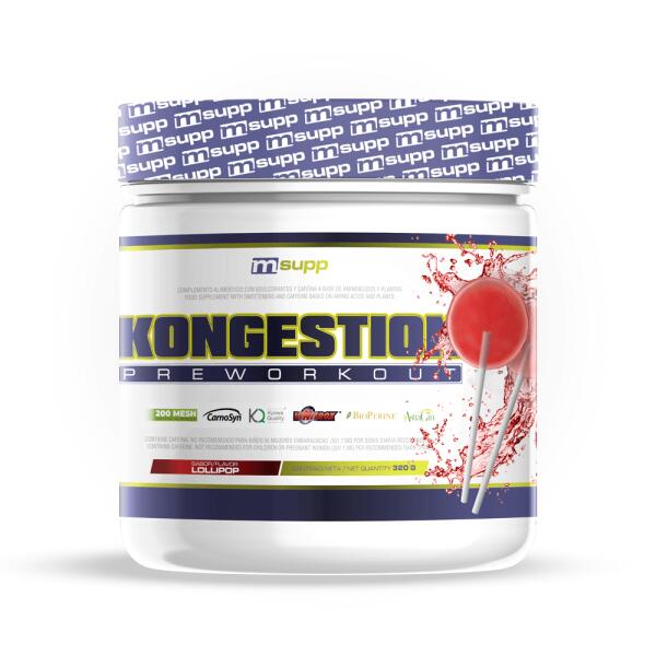 Kongestion Preworkout - 320g Lollipop MASmusculo