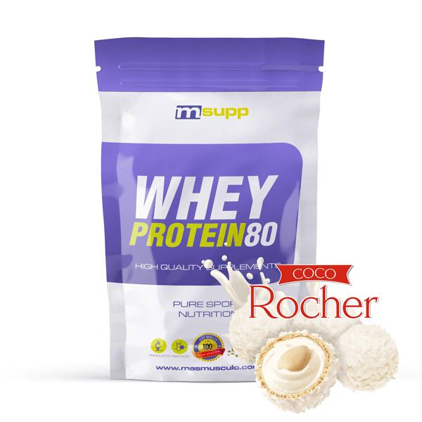 Whey protein80 - 500g Coco Rocher da MM Supplements Promoção                                                                                21 cores disponíveis
 13,99€ 19,99€ -30%    *De 02/07/2025 a 01/08/2025 (excluído)  Preço por quantidade 27,98€kg MMSUPPLEMENTS Whey protein80 - 500g Coco Rocher da MM SupplementsVendido e expedido por: Masmusculo  