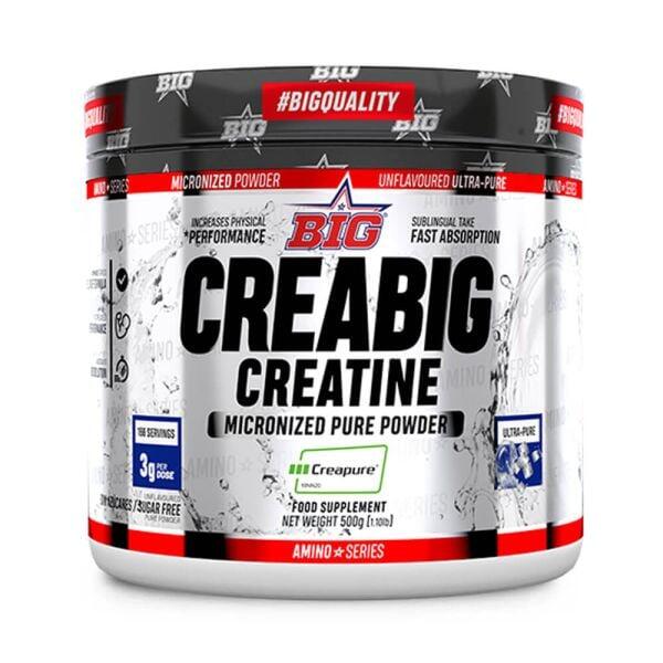 Creabig creatine creapure - 250g Ultra Pure da BIG Exclusivo Online      27,50€  Preço por quantidade 110,00€kg BIG Creabig creatine creapure - 250g Ultra Pure da BIGVendido e expedido por: Masmusculo    