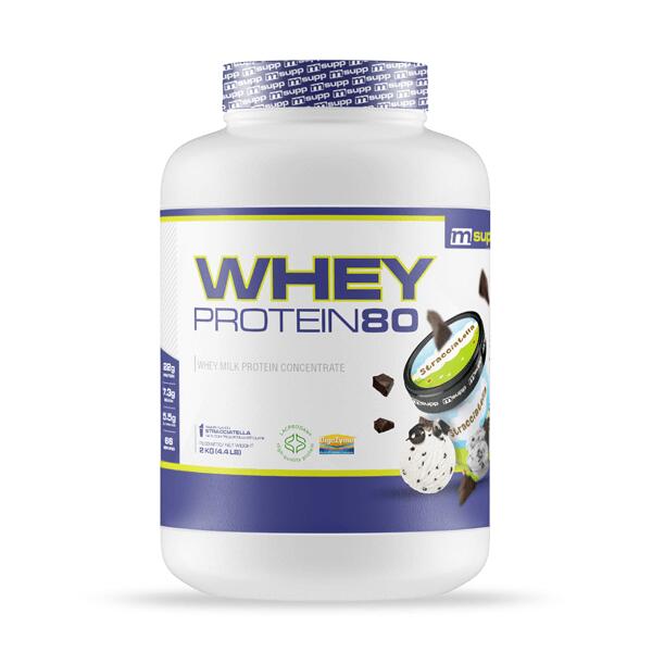 MMSUPPLEMENTS Whey Protein80 - 2 kg Stracciatella MM Supplements