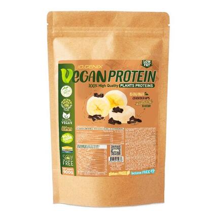 Vegan Protein - 900g Banana and Pops DarkChoco IO.Genix