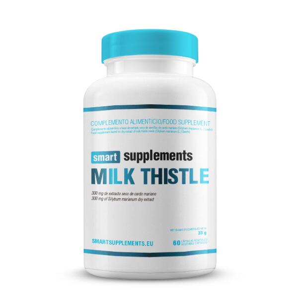 Ostropest plamisty (sylimaryna) 300 mg - 60 kapsułek roślinnych Smart Supplement