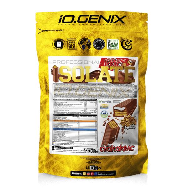 Professional isolate - 500g Kitkat Snack Choco da IO.Genix Promoção                   2 cores disponíveis
 27,45€ 36,51€ -24%    * 18/06/2025 até rutura de stock  Preço por quantidade 54,90€kg IO.GENIX Professional isolate - 500g Kitkat Snack Choco da IO.GenixVendido e expedido por: Masmusculo  
