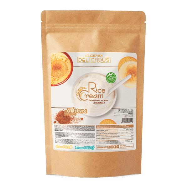 IO.GENIX Rice cream - 1 kg Creme de Baunilha com Bolacha Maria da IO.Genix