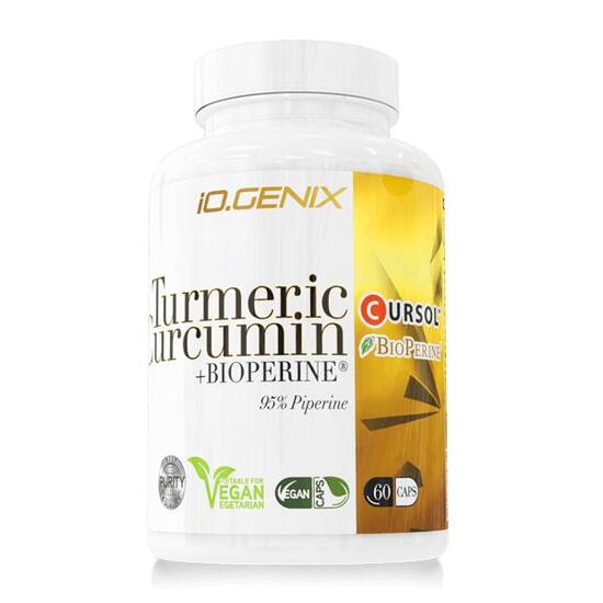 Kurkuma Curcumin und Bioperin - 60 Kapseln IO.Genix