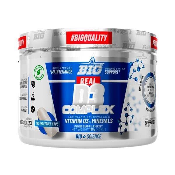 BIG Real D3 Complex - 180 Capsule Vegetali BIG