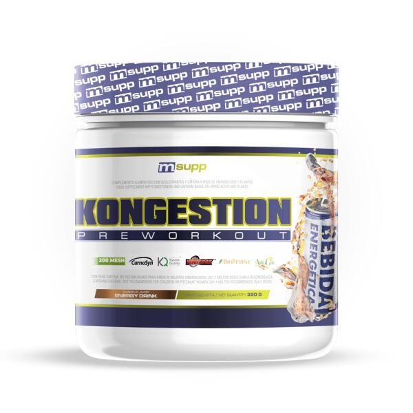 Mmsupplements - Kongestion Preworkout - 320g Boisson Énergique De Masmusculo Supplements - Préparation Énergétique Poudre - Taille Unique - Decathlon