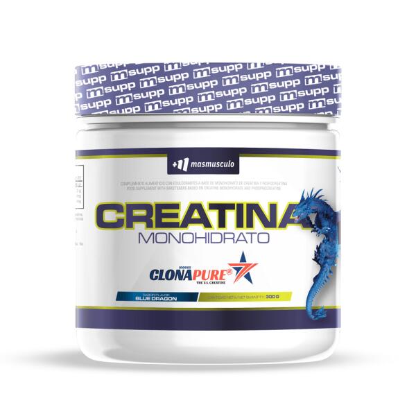 Mmsupplements - Creatine Monohydrate Clonapure - 300g Dragon Bleu De Masmusculo Supplements - Créatine - Taille Unique - Decathlon