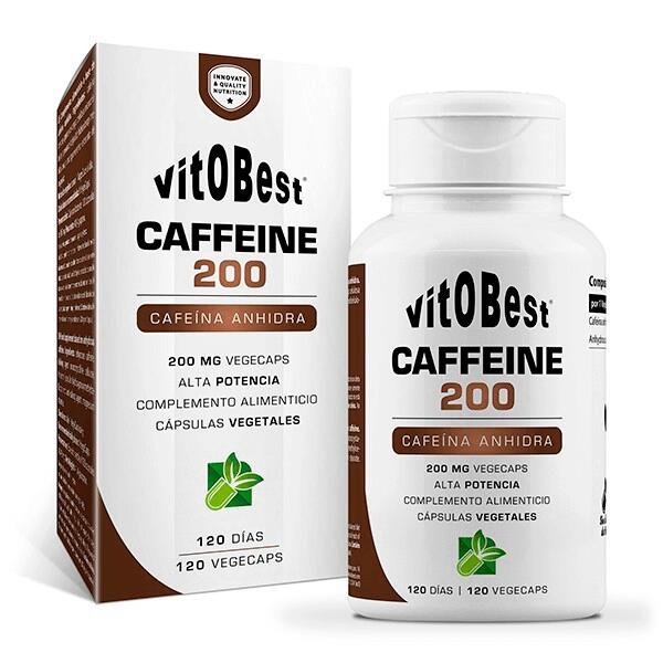VITOBEST Caffeine 200 - 120 vegetable capsule de VitoBest
