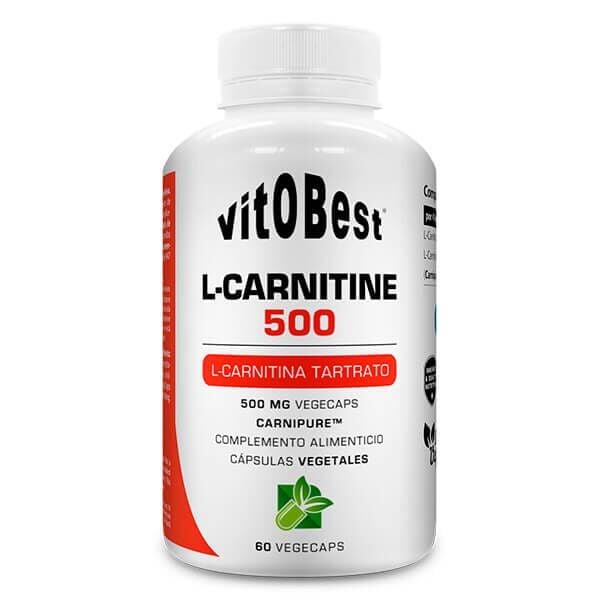 VITOBEST L-Carnitine 500 - 60 Plantaardige capsules VitoBest