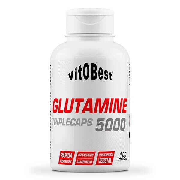 Vitobest - Glutamine 5000 - 100 Triplecaps De Vitobest - Glutamine - Taille Unique - Decathlon