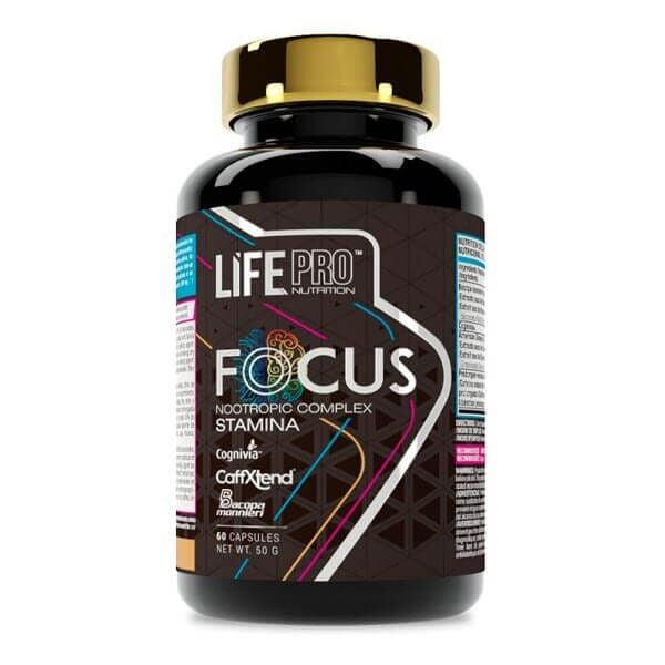 LIFE PRO NUTRITION Focus Nootropic Complex - 60 LifePRO Capsules