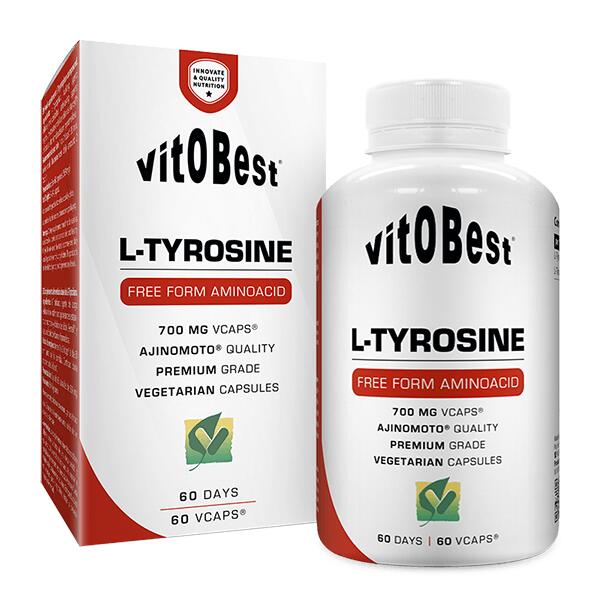 L-Tyrozyna 700 mg - 60 kapsułek roślinnych VitoBest