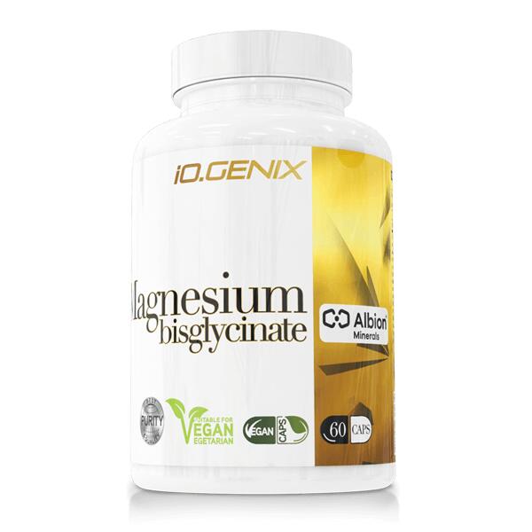 Magnesium bisglycinate - 60 capsules de IO.Genix Exclusivo Online      24,54€  Preço por quantidade 272,67€kg IO.GENIX Magnesium bisglycinate - 60 capsules de IO.GenixVendido e expedido por: Masmusculo    