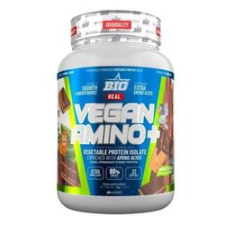 Real vegan amino+ - 1kg PINK PANTHER - Pastel aux fraises de BIG