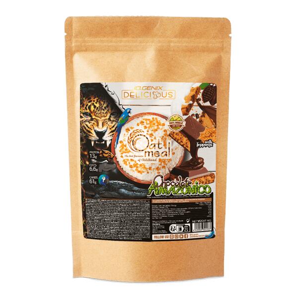 IO.GENIX Harina de Avena - 1 Kg Chocolate Amazonico IO.Genix