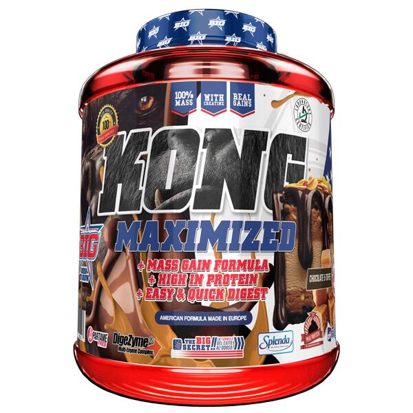 BIG Kong Gainer - 3 kg Chocolate com Caramelo da BIG