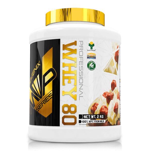 IO.GENIX Whey 80 Professional - 2 kg Vanille-Hazelnoot IO.Genix