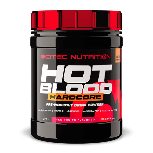 SCITEC NUTRITION Hot blood hardcore - 375g Frutas vermelhas da Scitec Nutrition