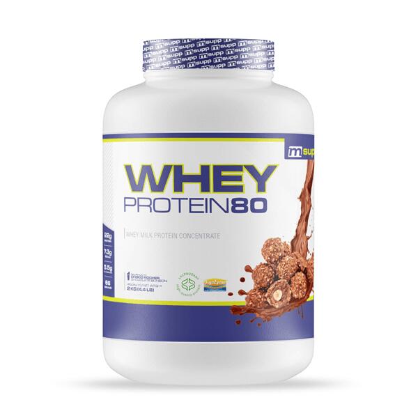 MMSUPPLEMENTS Whey Protein80 - 2 kg Chocolade Rocher MM Supplements