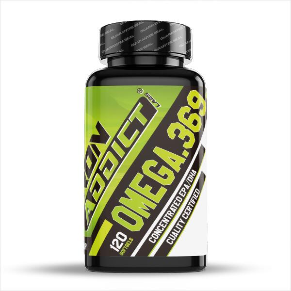 Omega 3-6-9 - 120 softgels de Iron Addict Labs PROMOÇÃO      10,99€ 19,90€ -44%    * 22/05/2025 até rutura de stock  Preço por quantidade 91,59€kg IRON ADDICT LABS Omega 3-6-9 - 120 softgels de Iron Addict LabsVendido e expedido por: Masmusculo    