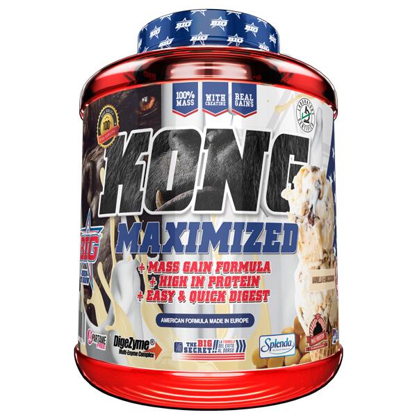 Kong Gainer - 3 kg Baunilha con Amendôas da BIG Exclusivo Online      41,50€  Preço por quantidade 13,84€kg BIG Kong Gainer - 3 kg Baunilha con Amendôas da BIGVendido e expedido por: Masmusculo    