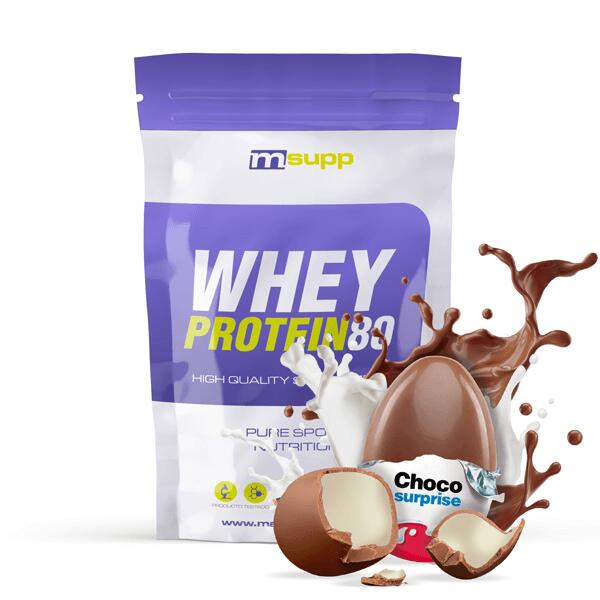 MMSUPPLEMENTS Whey Protein80 - 500g Choco Surprise (chocolade-ei) MM Supplements