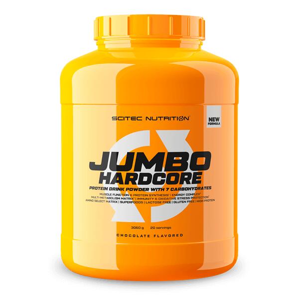 Jumbo Hardcore - 3060g Chocolate da Scitec Nutrition PROMOÇÃO                   2 cores disponíveis
 73,90€ 89,90€ -17%    * 20/05/2025 até rutura de stock  Preço por quantidade 24,16€kg SCITEC NUTRITION Jumbo Hardcore - 3060g Chocolate da Scitec NutritionVendido e expedido por: Masmusculo    