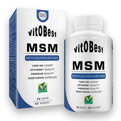 MSM 1000 mg - 60 Gemüsekapseln VitoBest