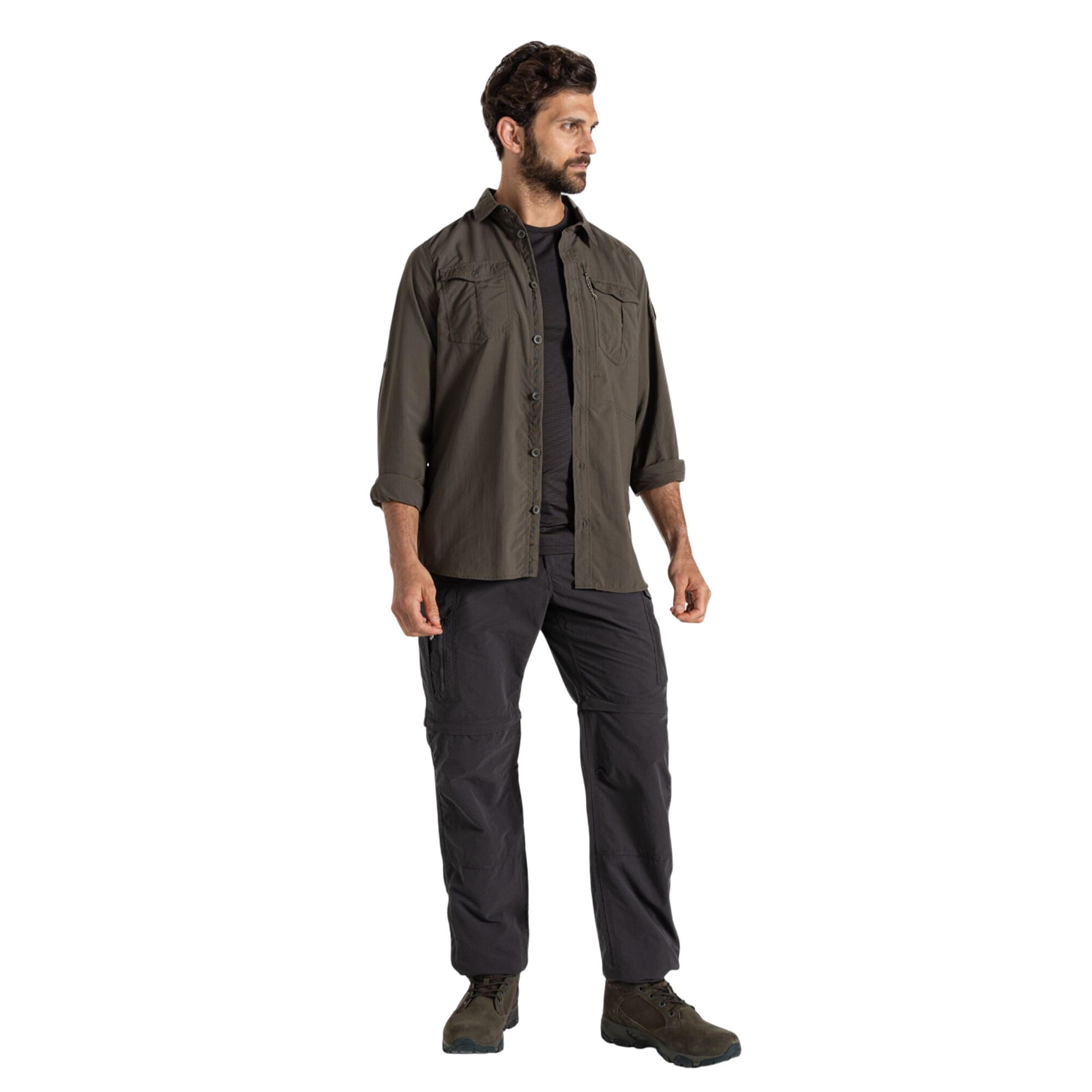 Calças Homem NosiLife III Convertible Cargo (Preto Pimenta) 4/5