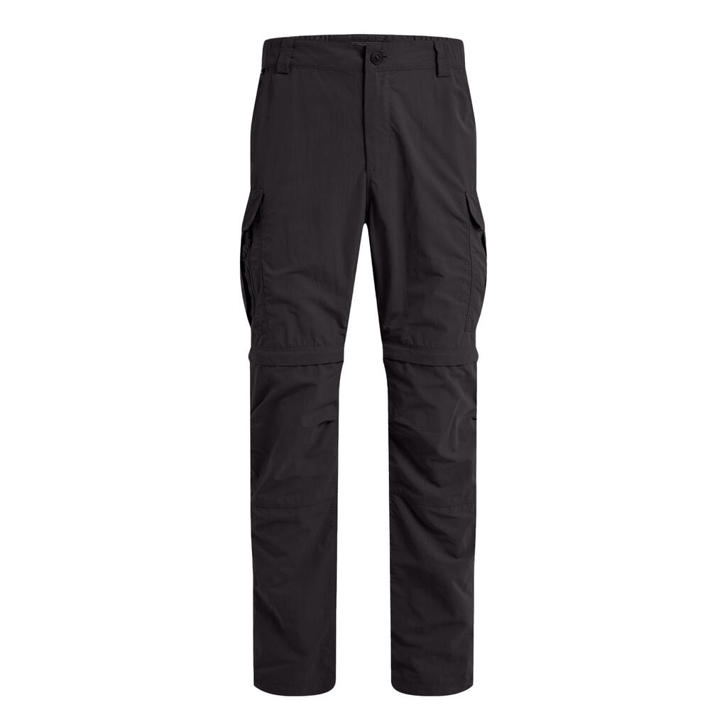 Mens NosiLife III Convertible Cargo Trousers (Black Pepper)