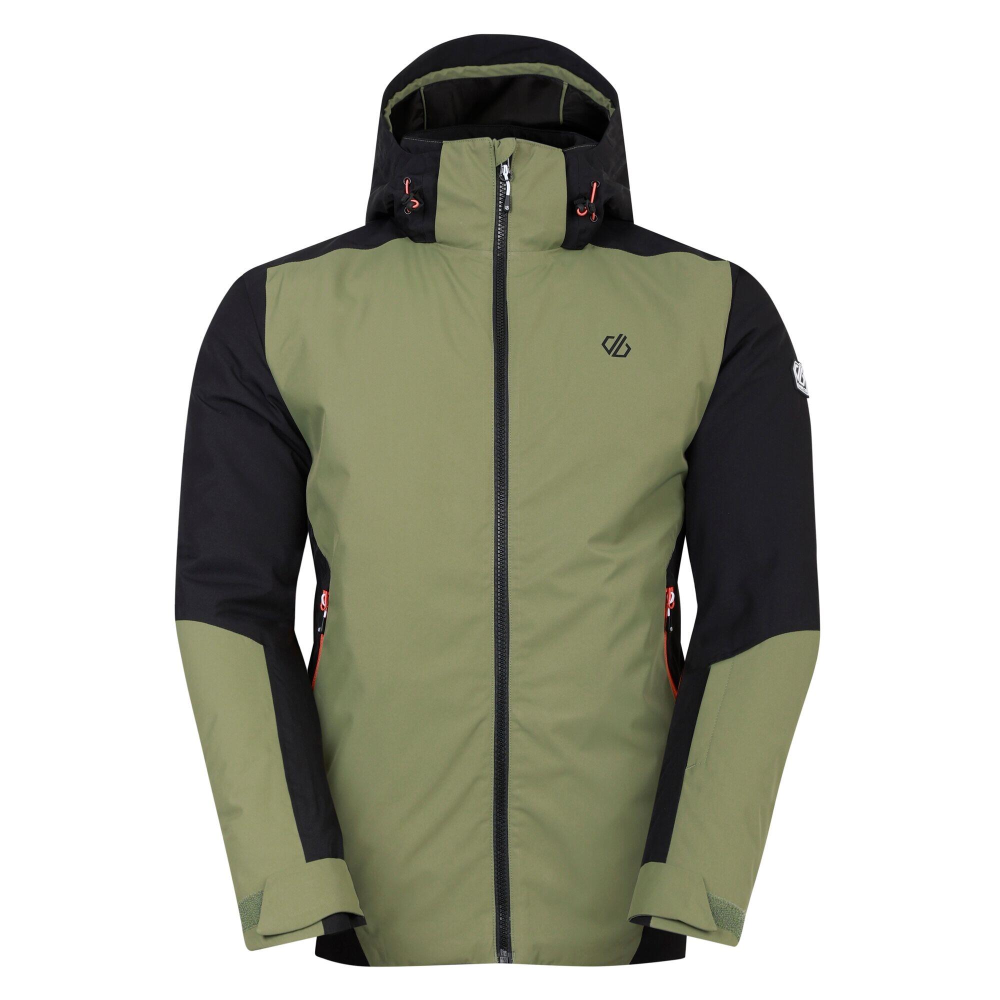 DARE 2B Heren Precision II Ski jas (Zwart/Levendgroen)